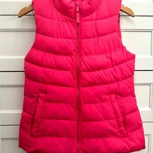 GAP Hot Pink Puffer Vest